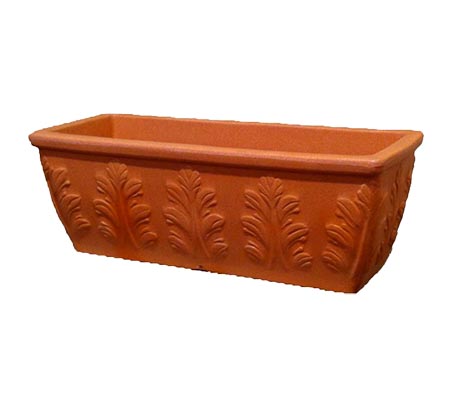 Jardinera floral rectangular 13L